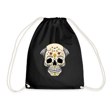Fête des grands-parents Grand-père papa Día de Los Muertos - Sac de sport léger - noir - Devant