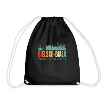 Pologne Bielsko Biata Skyline - Sac de sport léger - noir - Devant