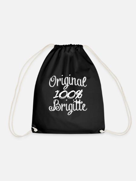Original 100% Brigitte - Turnbeutel - Schwarz