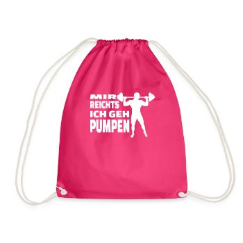 Fitnesszubehör für Sportler - Turnbeutel - Fuchsia - Vorne
