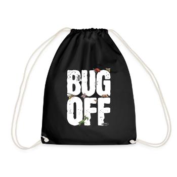 Insect collectors, insects, beetle lovers, entomologists - Drawstring Bag - black - Front