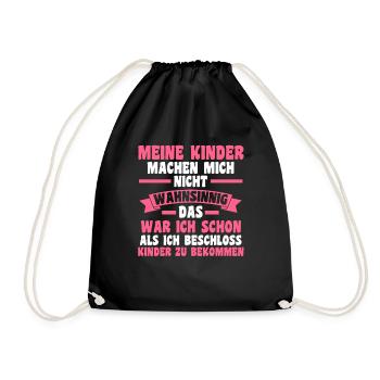 Mutter Muttertag Mama - Turnbeutel - Schwarz - Vorne
