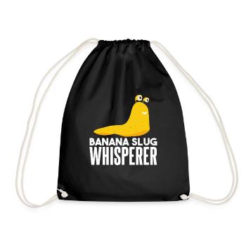 Chuchoteur de limaces de banane - Sac de sport léger - noir - Devant