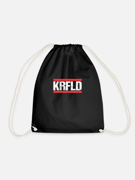 Krefelderin Krefelder Krefeld - Turnbeutel - Schwarz