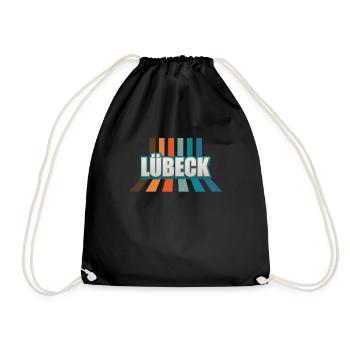 Lübeckerin Lübecker Lübeck - Drawstring Bag - black - Front