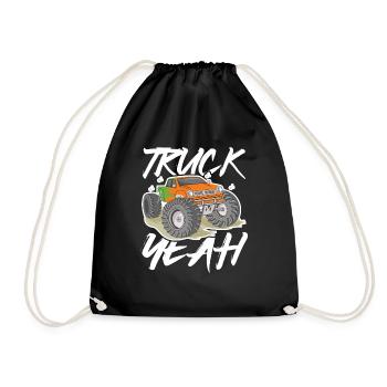 Truck Yeah - Turnbeutel - Schwarz - Vorne
