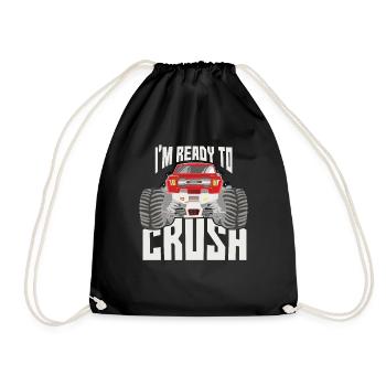 Im Ready To Crush - Turnbeutel - Schwarz - Vorne