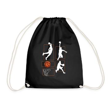 Basket-ball - Sac de sport léger - noir - Devant