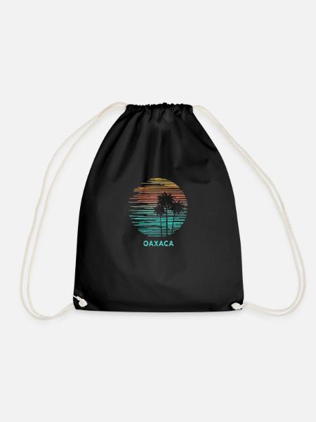 Oaxaca Mexiko Cool Souvenir Urlaub Künstlerisch - Turnbeutel - Schwarz