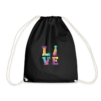 Magyar Vizsla Love - Drawstring Bag - black - Front