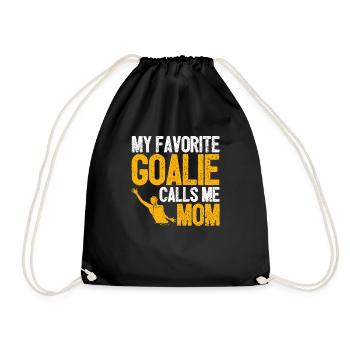 Mon gardien de but préféré m’appelle Mama Water Polo - Sac de sport léger - noir - Devant