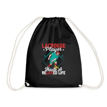 Les joueurs de crosse ont une vie détendue Équipe de style de vie - Sac de sport léger - noir - Devant