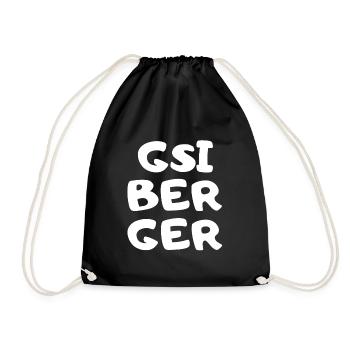 GSIBERGER - Sac de sport léger - noir - Devant