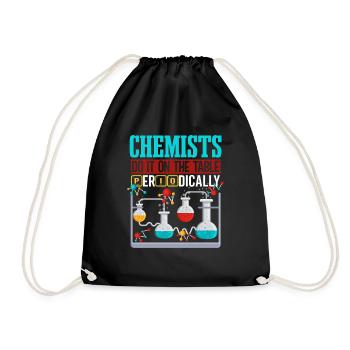 Les chimistes le font périodiquement sur la table - Sac de sport léger - noir - Devant
