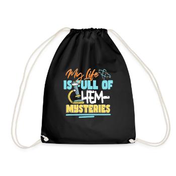 Ma vie est pleine de mystères chimiques - Sac de sport léger - noir - Devant