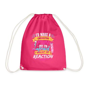 Je ferais une blague de chimiste en chimie - Sac de sport léger - fuchsia - Devant