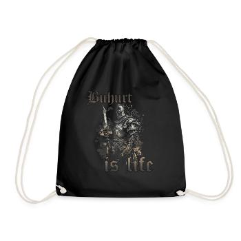 Bouhourt Knight Compétition Buhurt Tournoi Guerrier - Sac de sport léger - noir - Devant