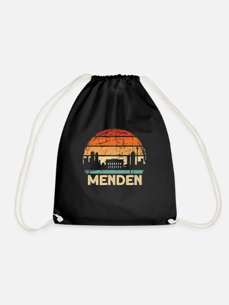 Menden - Turnbeutel - Schwarz