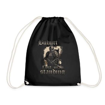 Buhurt Ritterturnier last man Standing Bouhourt - Turnbeutel - Schwarz - Vorne