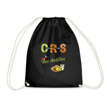 CRS des Antilles Citron Rhum Sucre Apéro Humour - Sac de sport léger - noir - Devant
