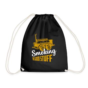 Smoking The Good Stuff Smoker BBQ Grilling - Turnbeutel - Schwarz - Vorne