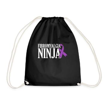 Fibromyalgia Awareness Day - Drawstring Bag - black - Front