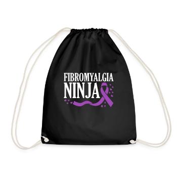 Fibromyalgia Awareness Day - Drawstring Bag - black - Front