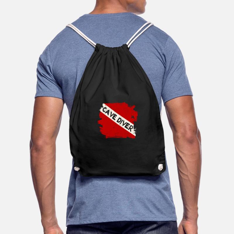 Cave Instructor Divemaster Deep Dive Instructor Drawstring Bag