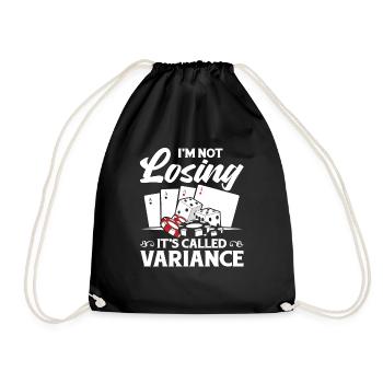 Flop Je ne perds pas ça s’appelle Variance Poker Pla - Sac de sport léger - noir - Devant