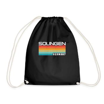 Solingerin Solinger Solingen - Drawstring Bag - black - Front