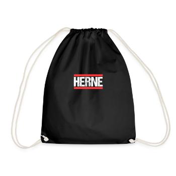 Hernerin Herner Herne - Turnbeutel - Schwarz - Vorne