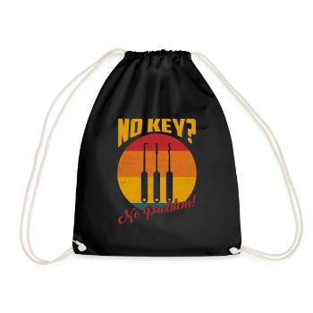 Pas de clé ? Aucun problème! Serrurier Serrurier - Sac de sport léger - noir - Devant