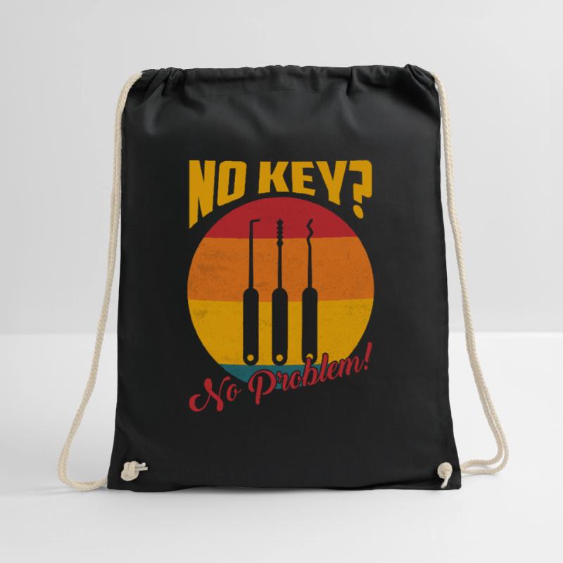 No Key? No Problem! Locksmith Lockpicker Drawstring Bag