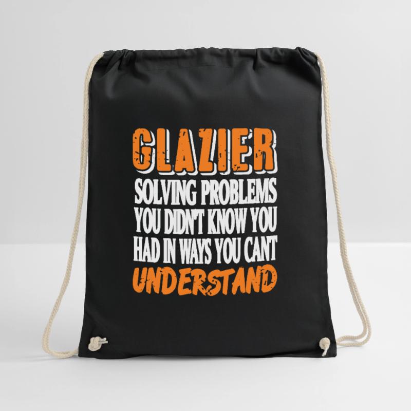 Glazier Solving Problems You Didn't Know You Have Drawstring Bag