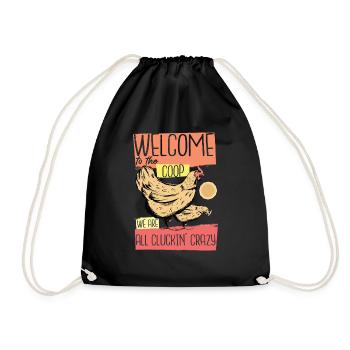 Welcome To The Coop - Drawstring Bag - black - Front