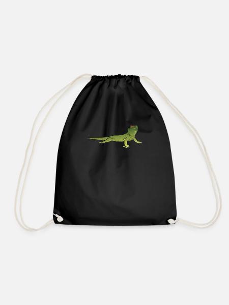 Madagaskar Taggecko I Reptilien Motiv für - Turnbeutel - Schwarz