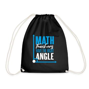Professeur de mathématiques drôle - Sac de sport léger - noir - Devant
