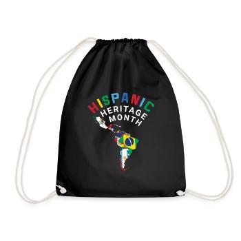 Carte Celebrate National Hispanic Heritage - Sac de sport léger - noir - Devant