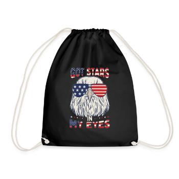J’ai des étoiles dans les yeux - Sac de sport léger - noir - Devant