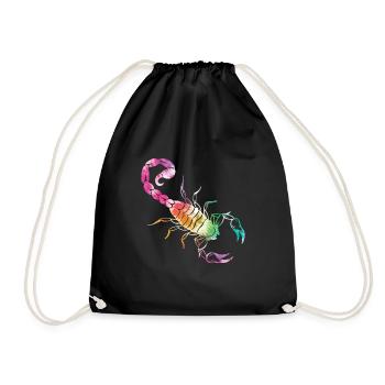 Scorpion - Drawstring Bag - black - Front