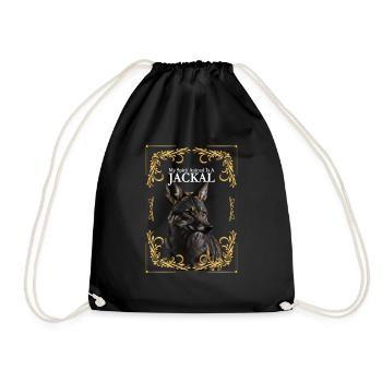 Jackal - Drawstring Bag - black - Front
