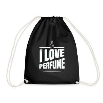 Parfüm Fragrance Perfüm Perfume Parfum Duft - Turnbeutel - Schwarz - Vorne