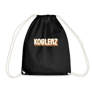 Koblenzerin Koblenzer Koblenz - Drawstring Bag - black - Front