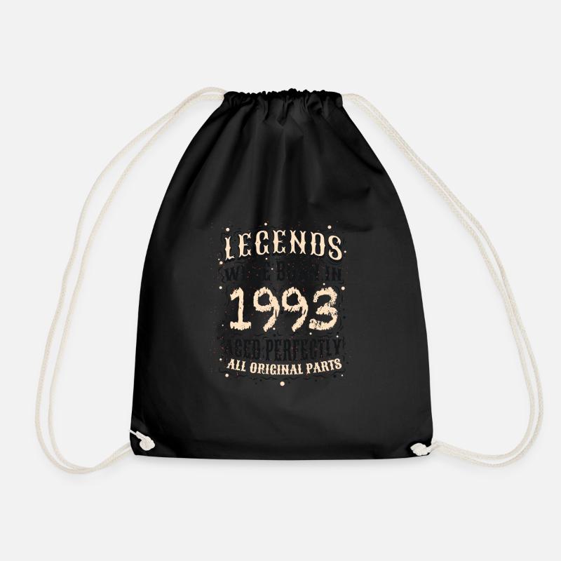 legends are born 1993 - Turnbeutel - Schwarz