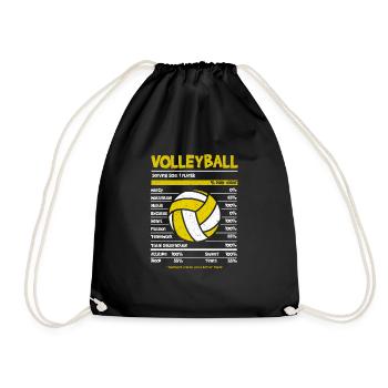 Joueurs de volleyball Entraîneurs Fans Sports d’équipe - Sac de sport léger - noir - Devant