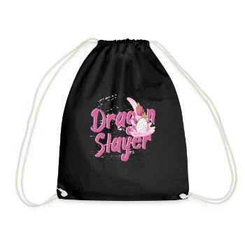 Dragon Slayer Dragon Fruit - Turnbeutel - Schwarz - Vorne