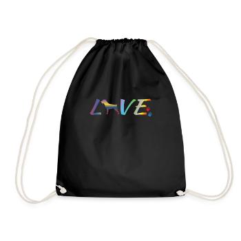Accessoires pour chiens Rottweiler Propriétaires de chiens - Sac de sport léger - noir - Devant