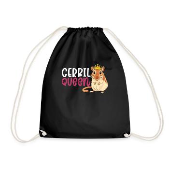 Gerbil - Drawstring Bag - black - Front