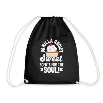 Vanilla Addict Sweet Scents for the Soul - Drawstring Bag - black - Front