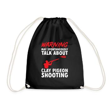 Tir au piège Tir au pigeon en argile Skeet - Sac de sport léger - noir - Devant